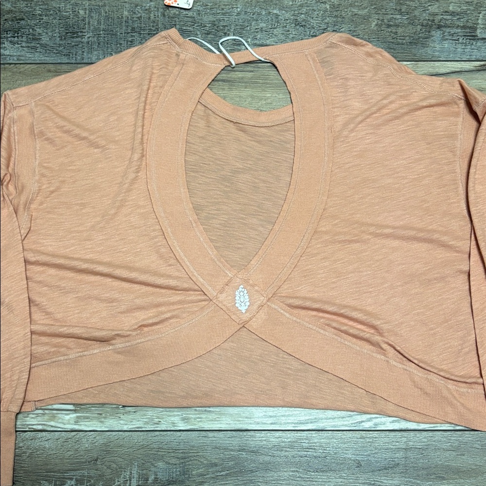 NWT FP Movement My Time Layer Long Sleeve Petal Large - Picture 11 of 12